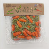 Mélange petits pois carottes sous vide ferme veermesch