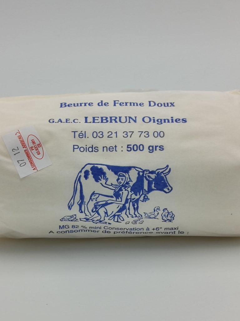 Beurre Doux (250g) - Maison Paulmier
